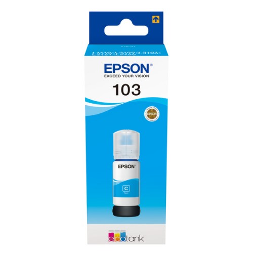 EPSON 103 EcoTank Cyan bottle (65ml)