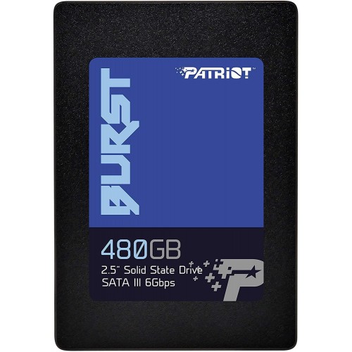 PATRIOT 480GB BURST Sata 3.0 560-540MB/s 7mm 2.5 Flash SSD PBU480GS25SSDR