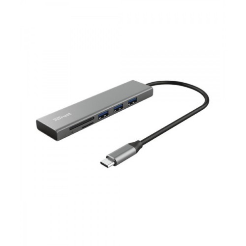 Trust 24191 HALYX FAST USB-C HUB & CARD READER