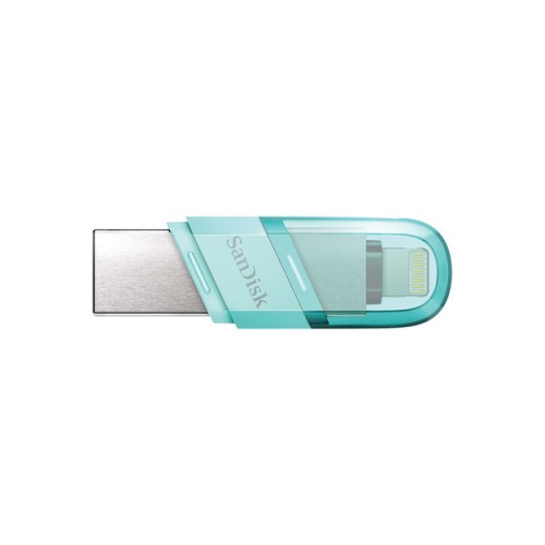 SanDisk iXpand Flash Drive Flip 128GB, Mint color