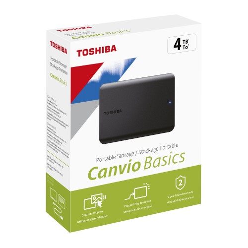 4TB Canvio Basics 2.5 USB3.2 G1 TOSHIBA HDTB540EK3CA