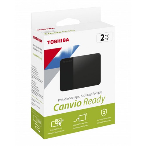 2TB CANVIO READY 2.5 USB3.2 TOSHIBA HDTP320EK3AA