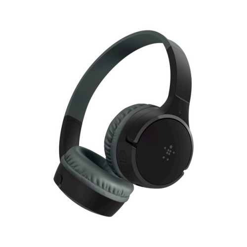 Belkin SoundForm Çocuklar için Kablosuz Kulak Üstü Kulaklık Siyah
