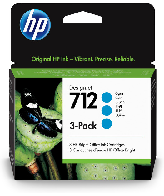 HP%203ED77A%20712%203-Pack%2029-ml%20Cyan%20DesignJet