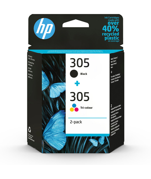 HP%206ZD17AE%202-Pac%20TriColor/Black%20M.K(305)