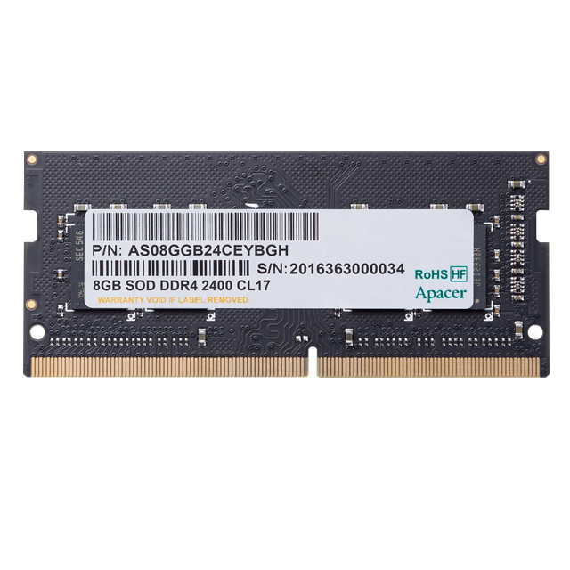 Apacer%208GB%20(1x8GB)%203200Mhz%20CL22%20DDR4%20Notebook%20SODIMM%20Ram%20(ES.08G21.GSH)