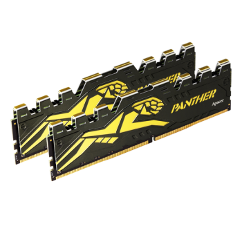 Apacer%20Panther%20Black-Gold%2016GB%20(2x8GB)%203200Mhz%20CL16%20DDR4%20Gaming%20Ram%20(AH4U16G32C28Y7GAA-2)