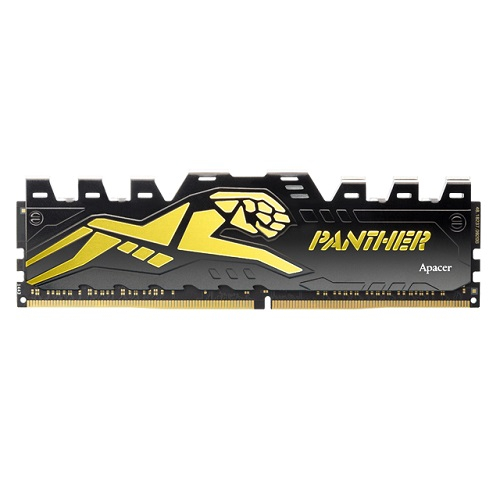 Apacer%20Panther%20Black-Gold%2016GB%201x16GB%203200Mhz%20CL16%20DDR4%20Gaming%20Ram%20(AH4U16G32C28Y7GAA-1)