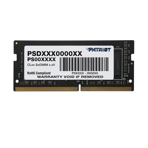 Patriot%20Signature%20Line%2032GB(1x32GB)%20DDR4%203200MHz%20CL22%20SODIMM%20Ram%20(PSD432G32002S)