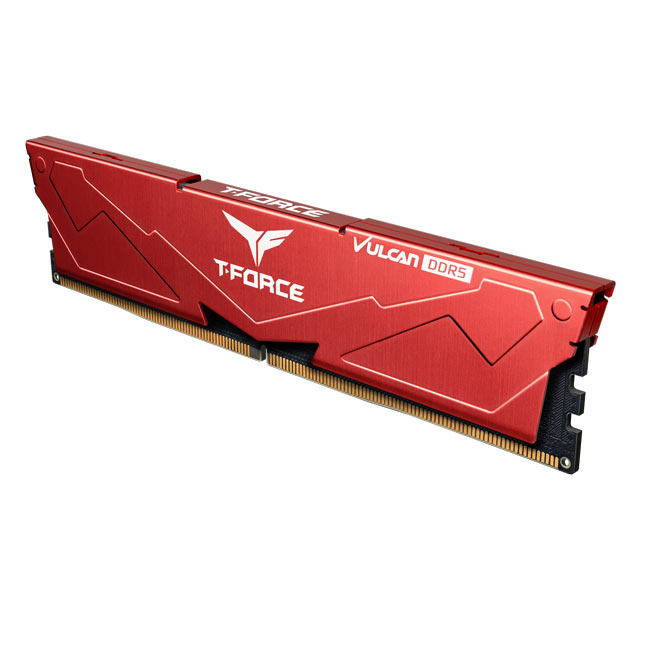 Team%20T-Force%20Vulcan%20Red%2032GB(2x16GB)%206400Mhz%20DDR5%20Gaming%20Ram%20CL40%20(FLRD532G6400HC40BDC01)