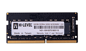 32GB%20DDR4%203200Mhz%20SODIMM%201.2V%20HLV-SOPC25600D4/32G%20HI-LEVEL