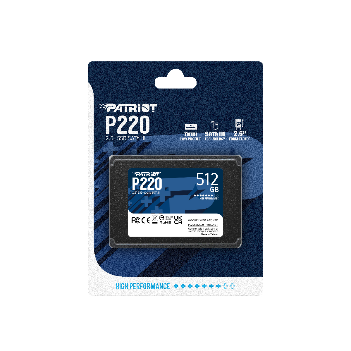 Patriot%20P220%20512GB%20550/500MB/s%202.5’’%20SATA3%20SSD%20Disk%20(P220S512G25)