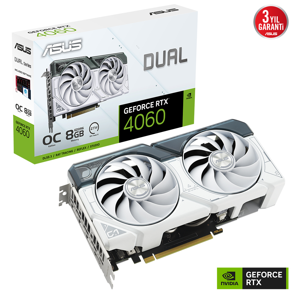 ASUS%20DUAL-RTX4060-O8G-WHITE%208GB%20GDDR6%20HDMI%20128Bit