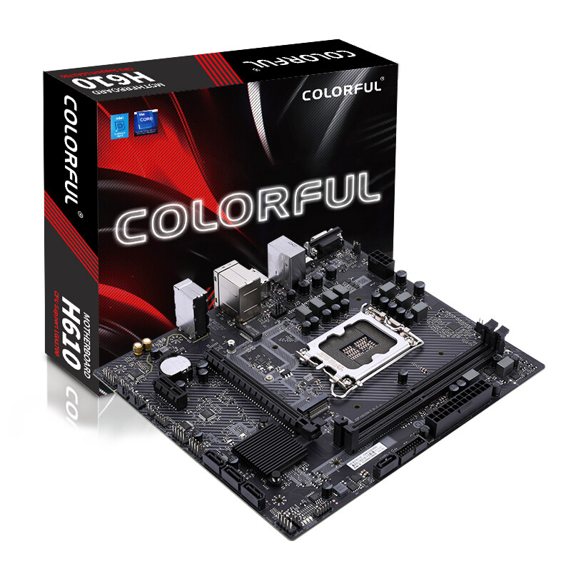 COLORFUL%20H610M-E%20M.2%20V20%20DDR4%203200MHz%20HDMI%20mATX%201700p