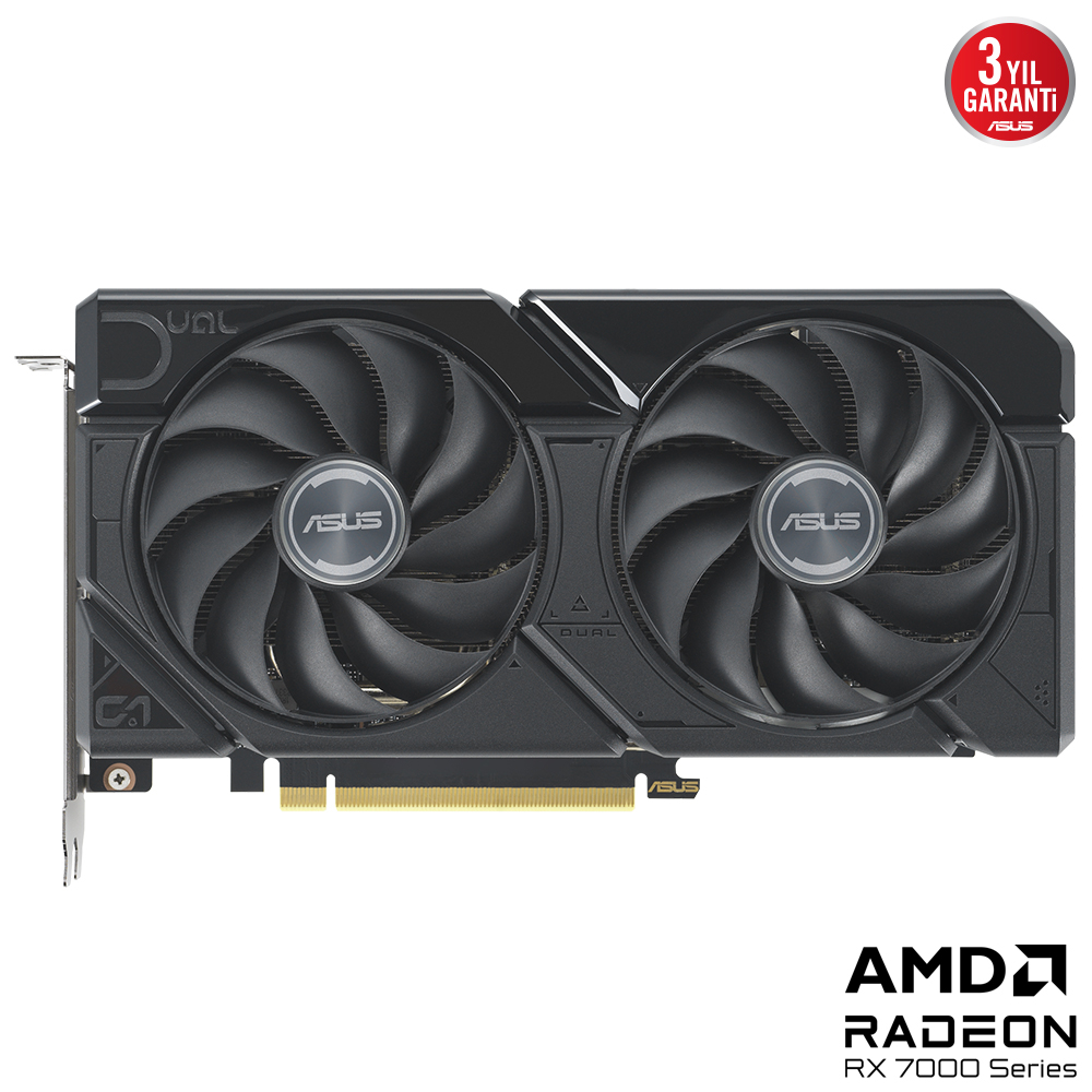 ASUS%20DUAL-RX7600XT-O16G%2016GB%20GDDR6%20HDMI%20DP%20128BİT