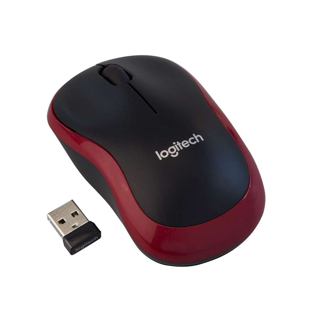 LOGITECH%20M185%20NANO%20MOUSE%20KABLSZ%20BLACK/RED%20910-002237