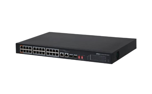 DAHUA%20PFS3226-24ET-240%2024%20PORT%2024XFE-2XGE-2X1GE/SFP%20240W%20YÖNETİLEMEZ%20Hİ-POE%20SWİTCH