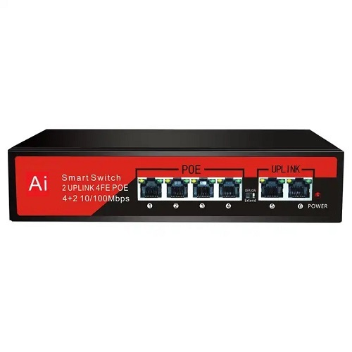 EZCOOL%20EZ-04PSE%204PORT%204FE+2FE%20MEGABIT%20POE%20SWITCH%2065W