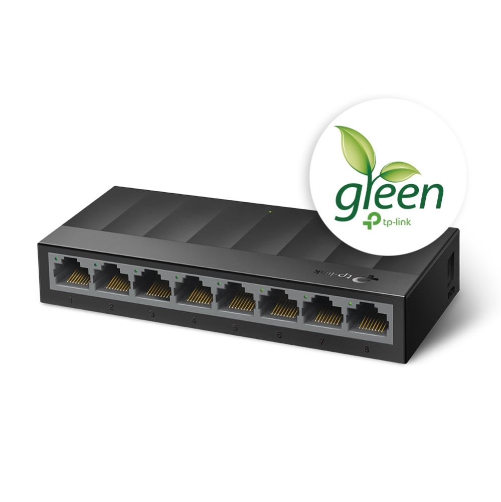 TP-LINK%20LS1008G%208PORT%2010/100/1000%20YÖNETİLEMEZ%20SWITCH