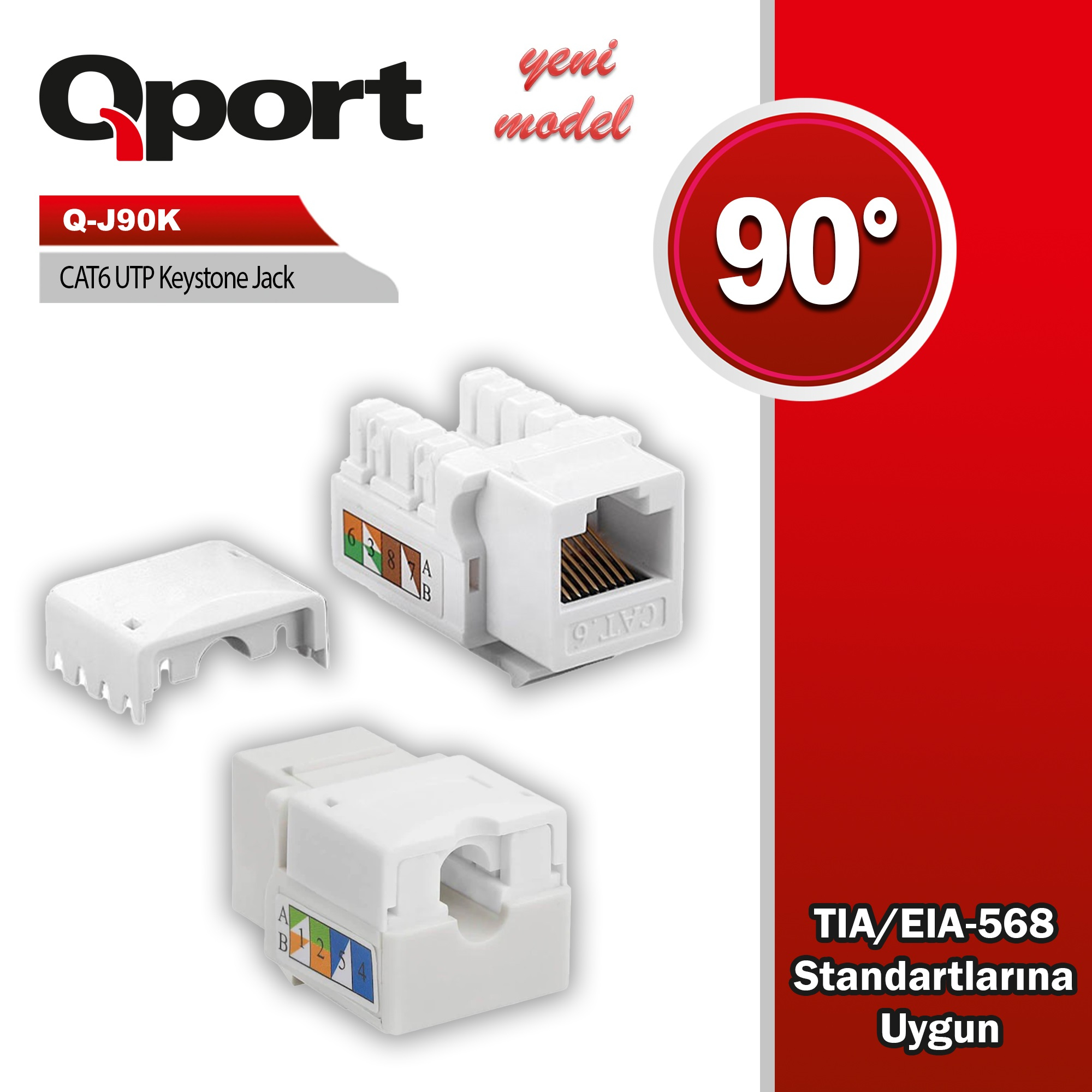 QPORT%20Q-J90K%20CAT6%2090%20DERECE%20KEYSTONE%20JACK