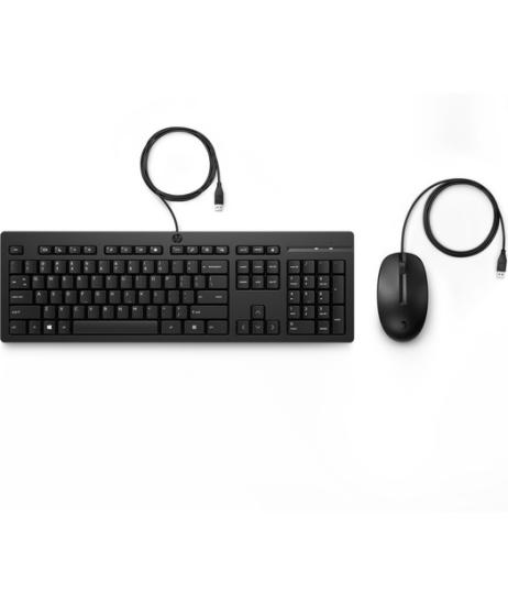 HP 225 Kablolu Klavye Mouse Set