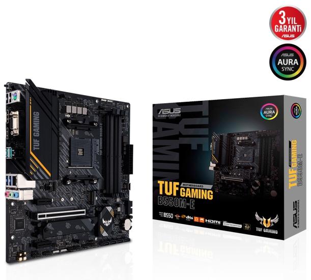 ASUS TUF GAMING B550M-E DDR4 4600Mhz(OC) HDMI M.2 mATX AM4