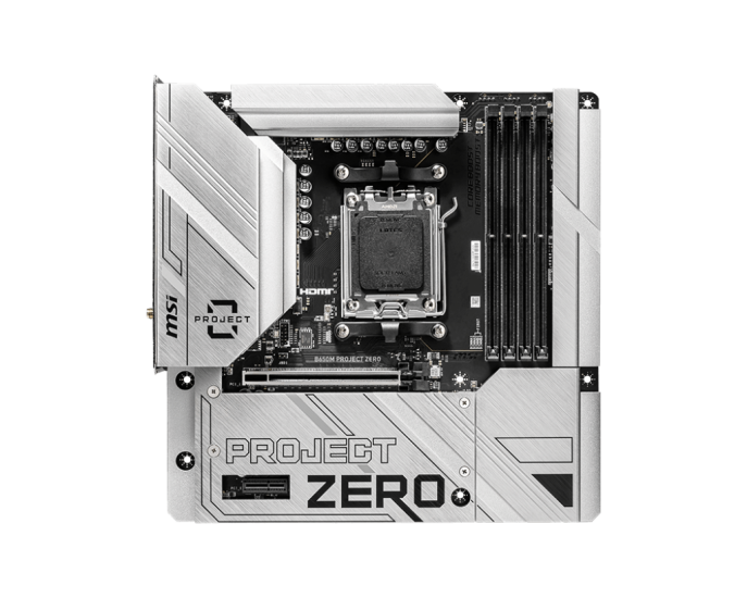 MSI B650M PROJECT ZERO AM5 DDR5 7600MHZ