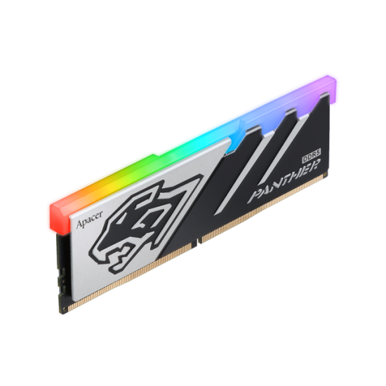 Apacer Panther RGB 16GB (1x16GB) 5600MHz CL40 DDR5 Gaming Ram (AH5U16G56C5229BAA-1)