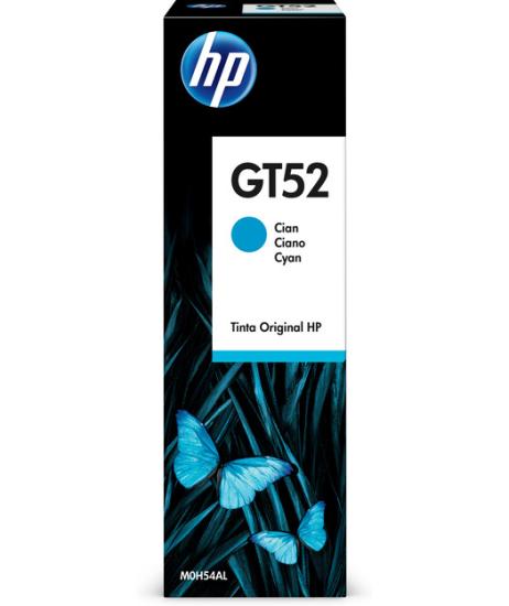 HP M0H54AE Cyan Original Ink Bottle (GT52)