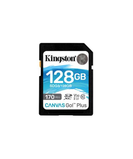 Kingston 128GB SDXC Canvas Go Plus 170R C10 UHS-I U3 V30