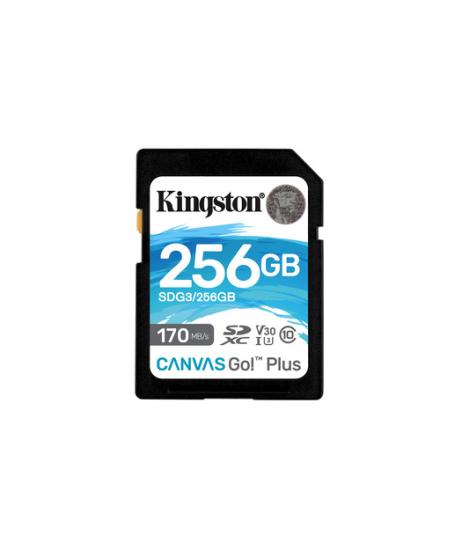 Kingston 256GB SDXC Canvas Go Plus 170R C10 UHS-I U3 V30