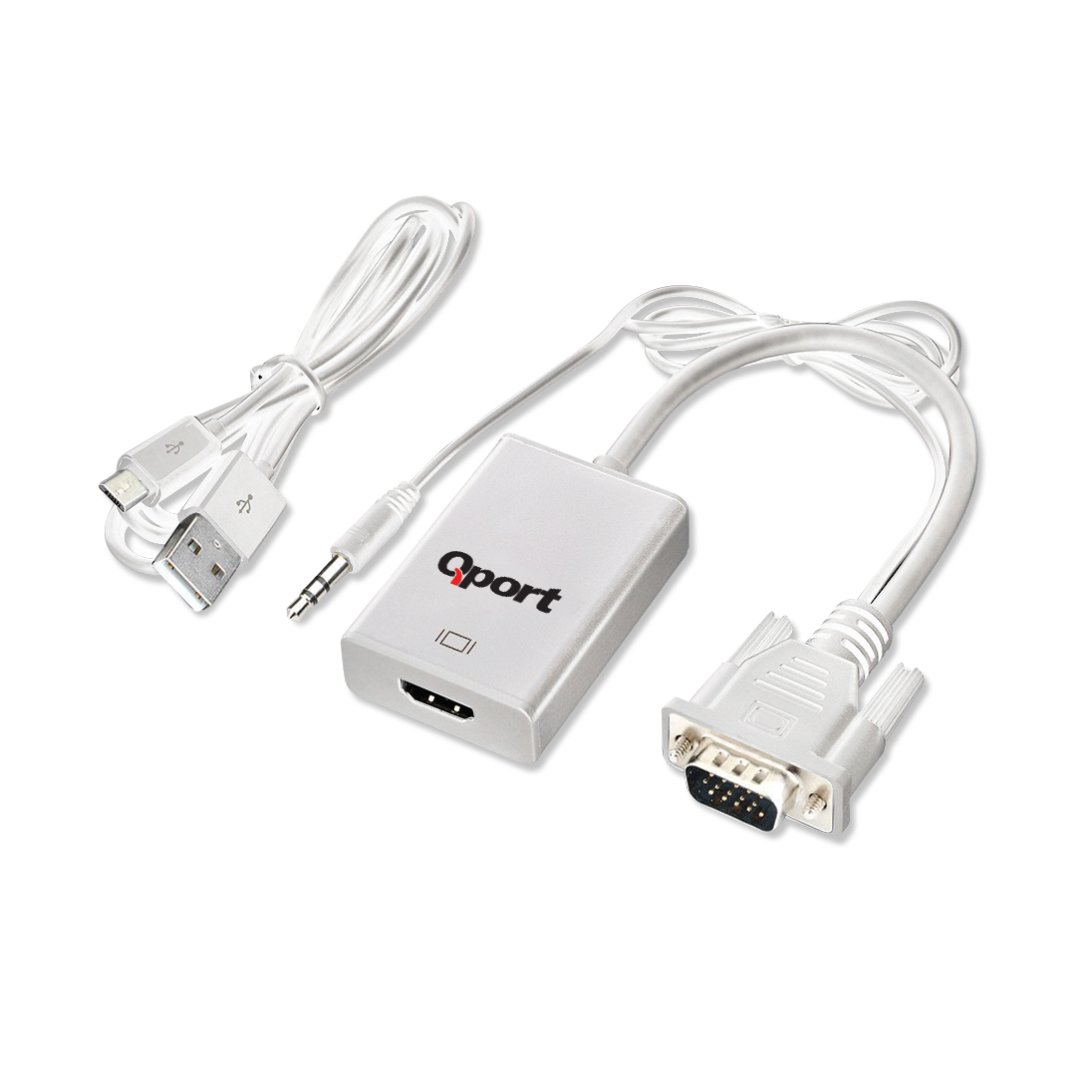 QPORT%20Q-VH%20VGA%20TO%20HDMI%20ÇEVİRİCİ%20+%20SES%20KABLOSU