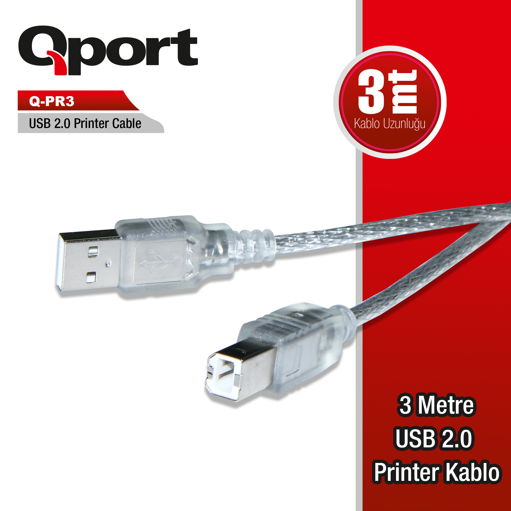 QPORTQ-PR3%20USB%202.0%203%20METRE%20PRİNTER%20KABLOSU